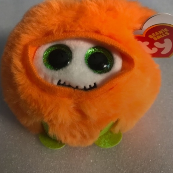 Ty Beanie Balls (Puffies) - GRIFFIN the Ghoul (3 inch) - Picture 6 of 8